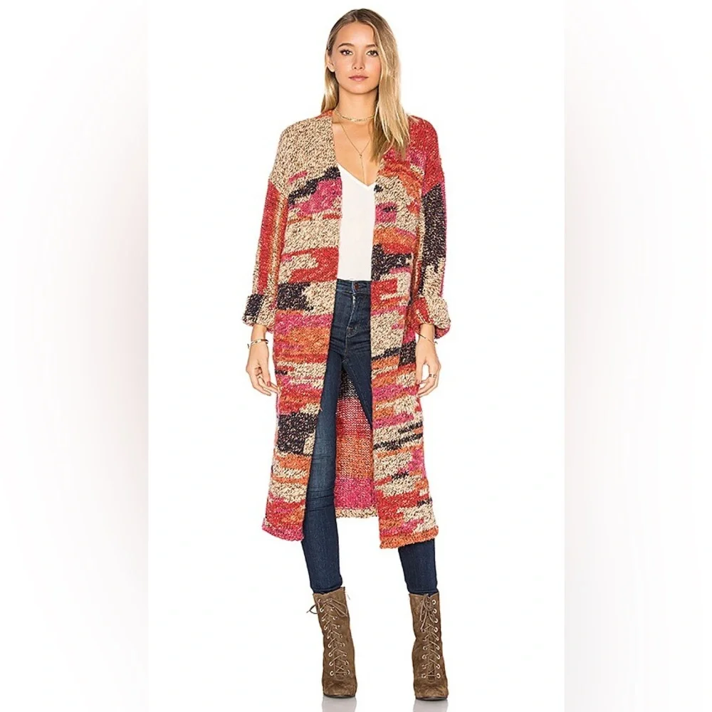 ✨sold✨FREE PEOPLE On My Mind Oversized Cardi - Picture 9 of 13